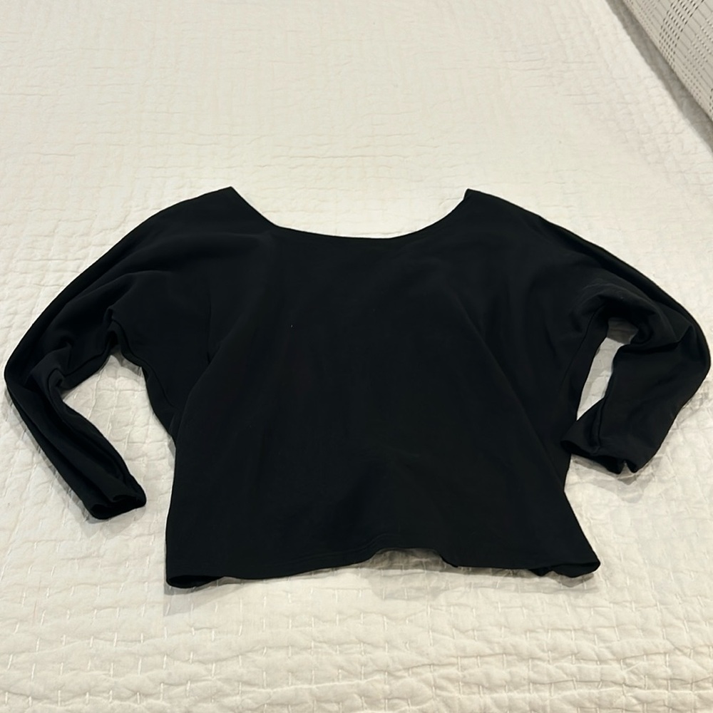 Tie back black Frame top